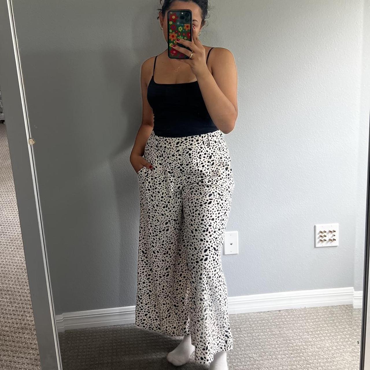 Zara Leopard print pants - super comfy pants - best - Depop