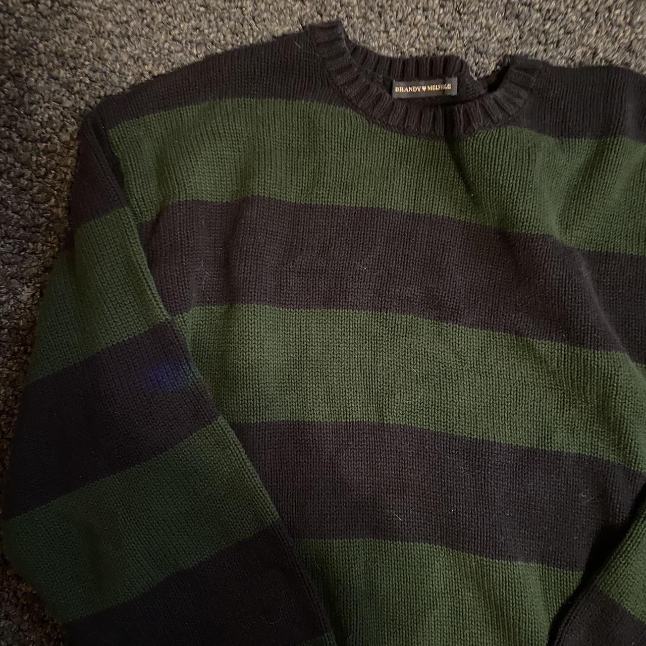 classic blue and green brandy sweater! super soft,... Depop