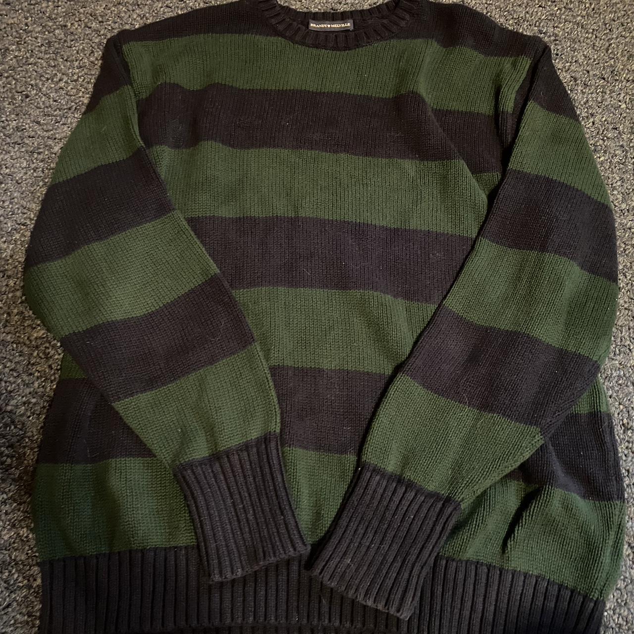 classic blue and green brandy sweater! super soft,... Depop