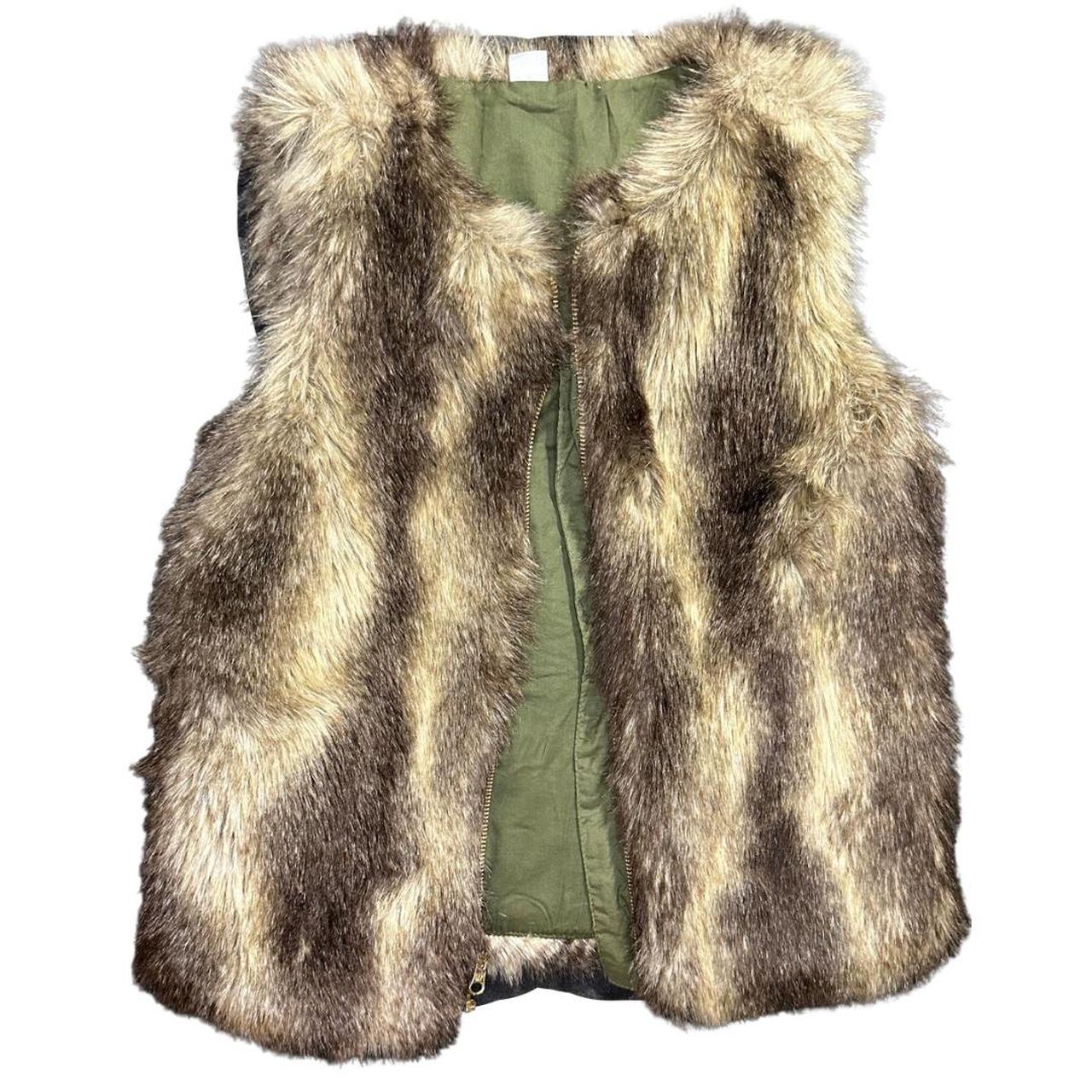 Gap faux outlet fur vest