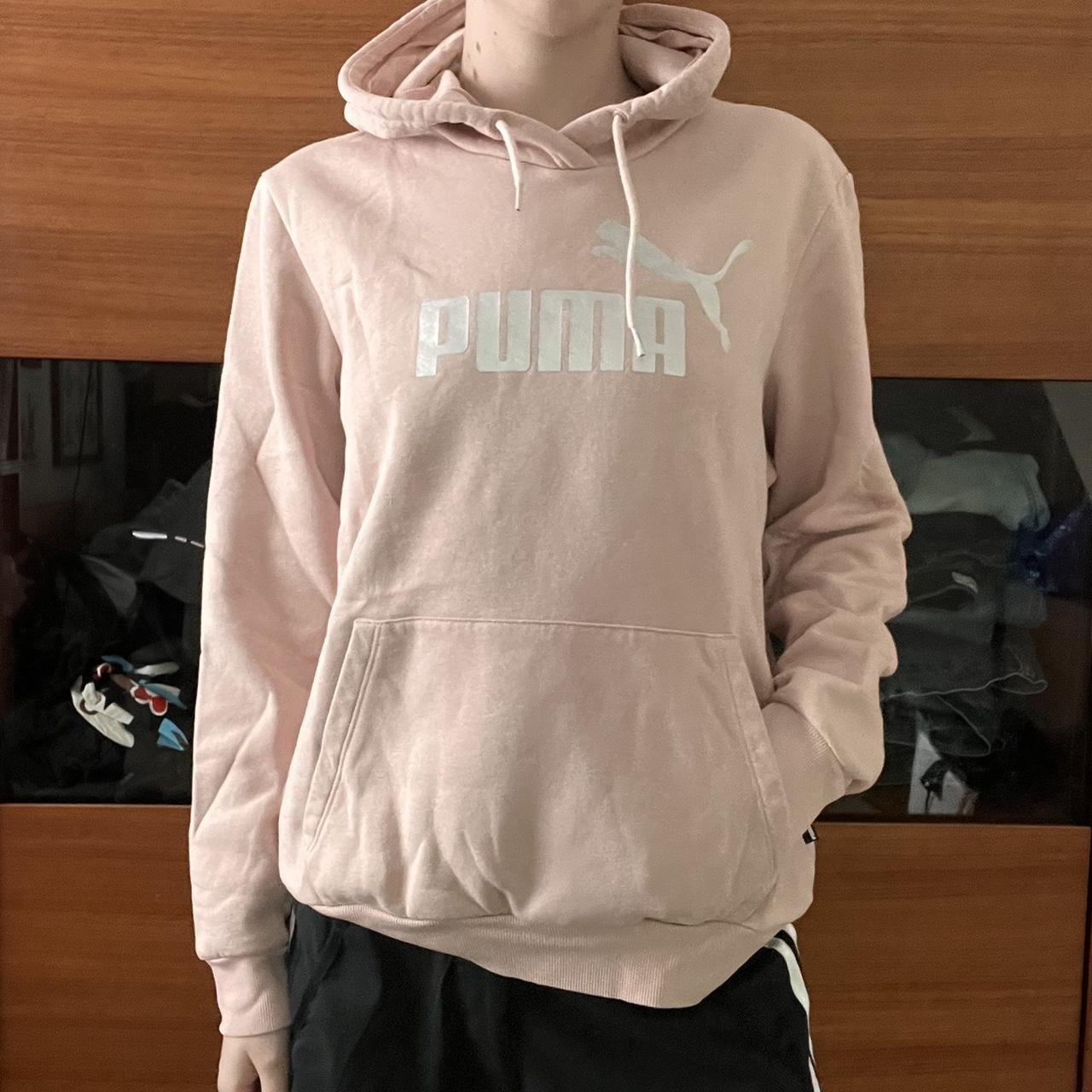 Light pink puma hoodie best sale