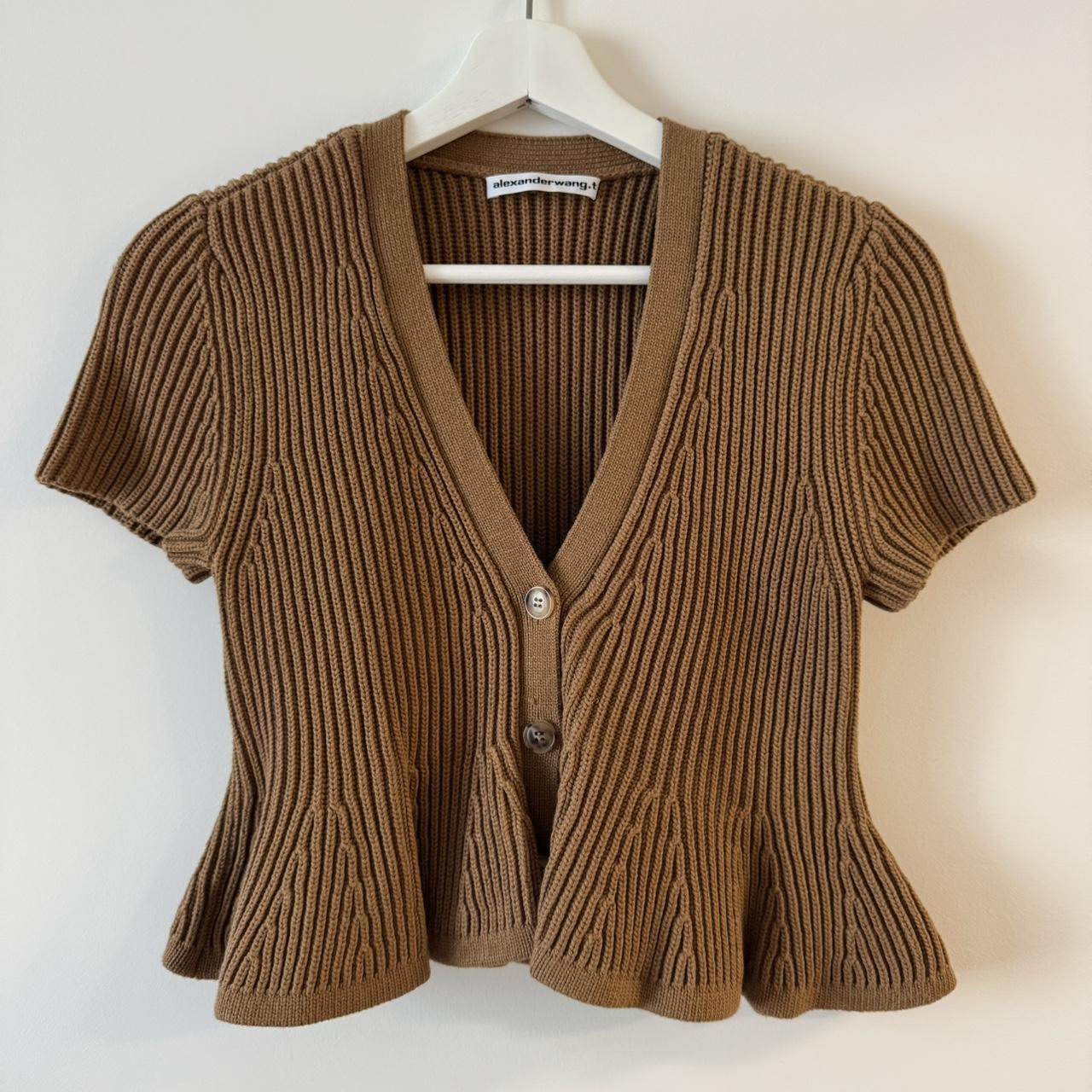 Alexander Wang Women's Cardigan Brown/Tan S – Alexander Wang