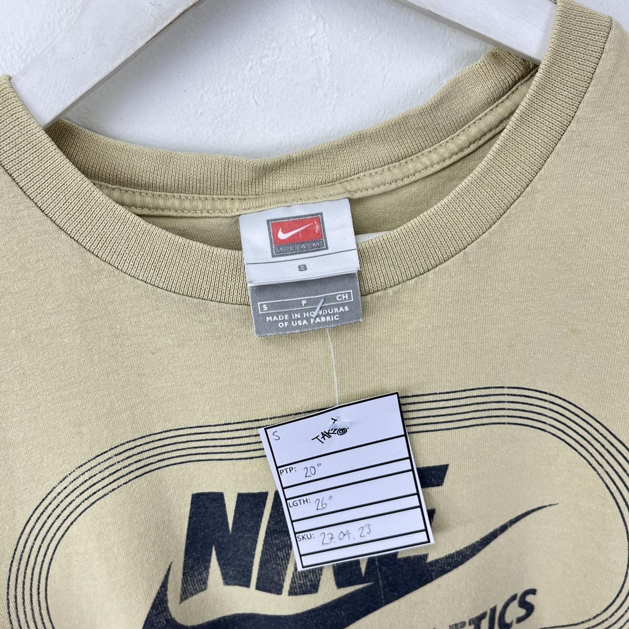 tan nike shirt womens