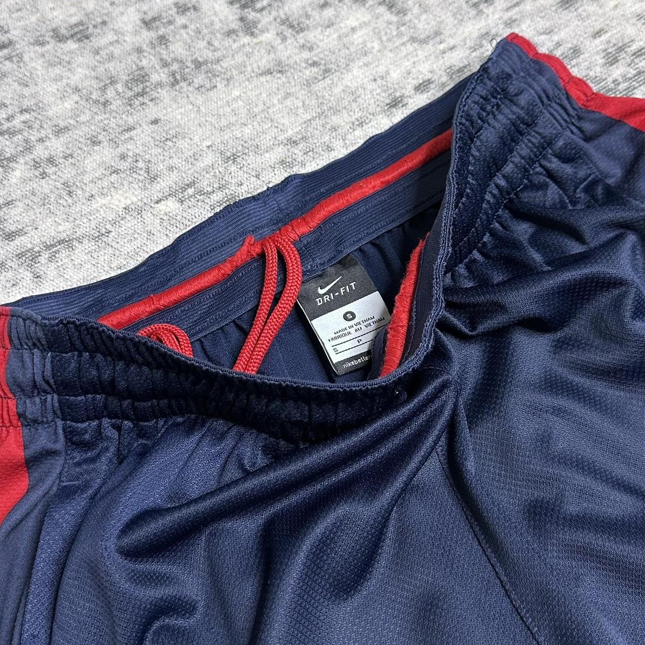 Nike Men's Navy and Red Shorts | Depop