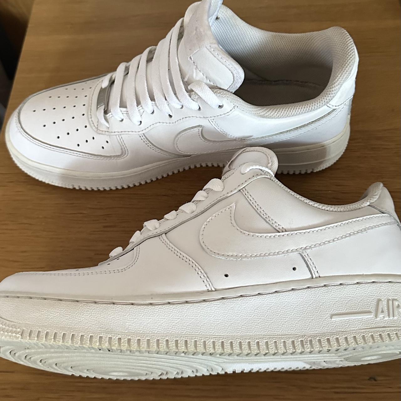 White air force 1s - Depop