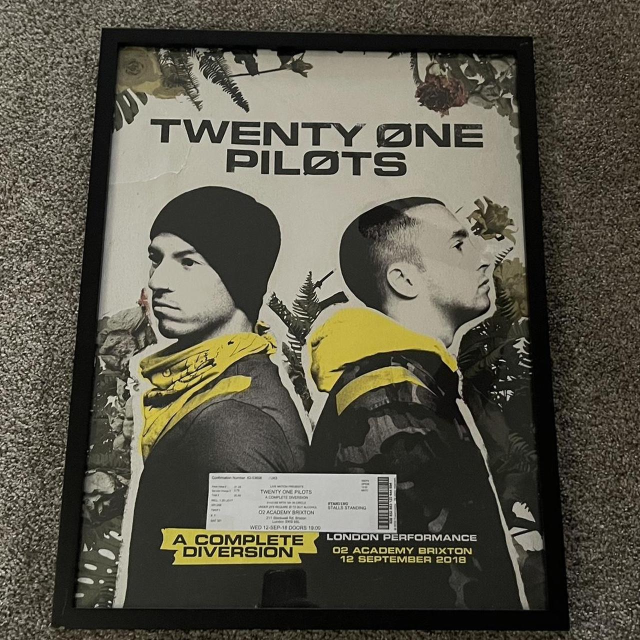 twenty one pilots a complete diversion poster + | Depop