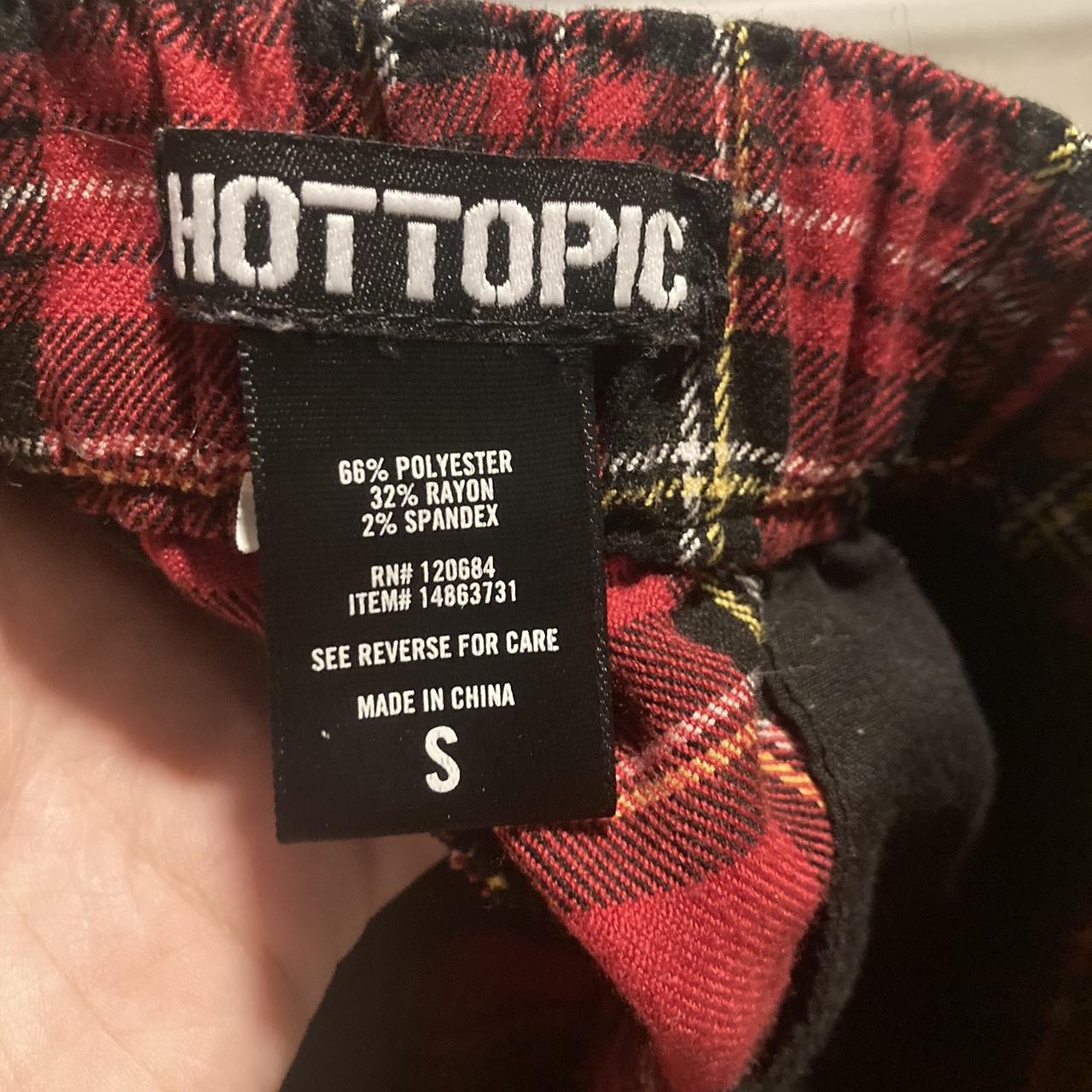 Plaid pants with from hot topic. Worn a couple of - Depop