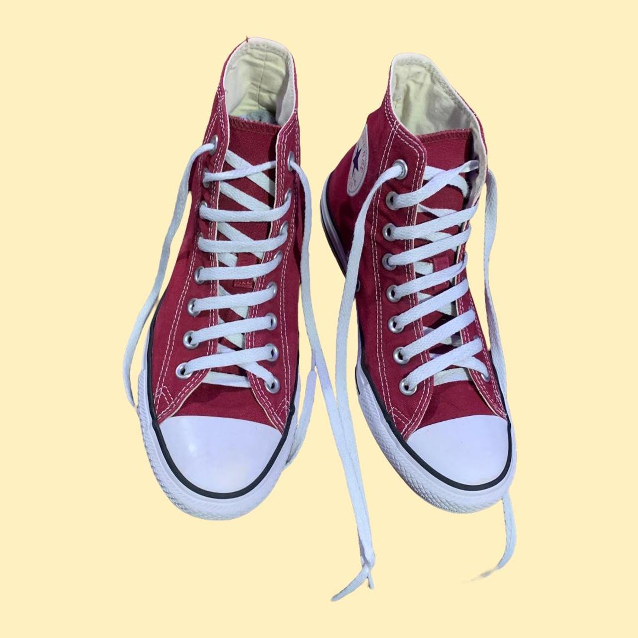 burgundy converse mens