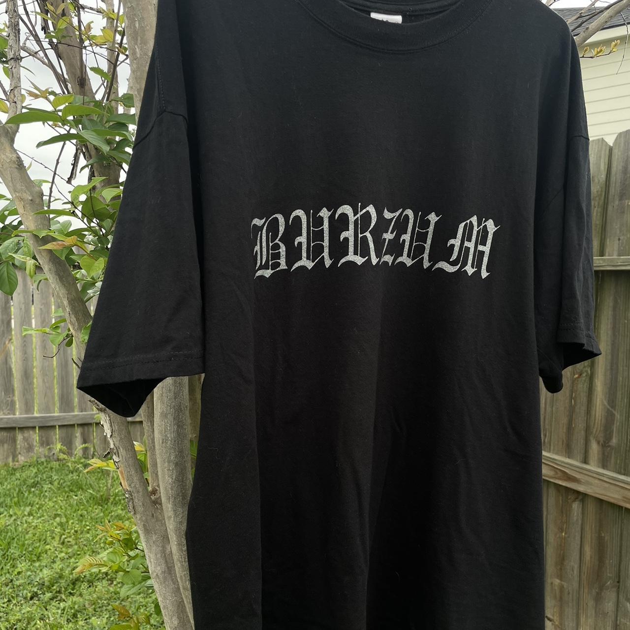 トップス MADE IN UK 90s VINTAGE BURZUM T-SHIRT Rare Burzum Early 00s Vintage Black Metal Band T Shirt