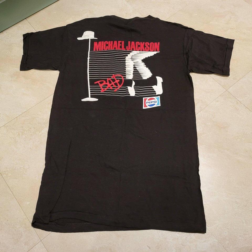 Vintage 1988 Michael Jackson Bad Tour Presented By Pepsi T-Shirt Sz XL