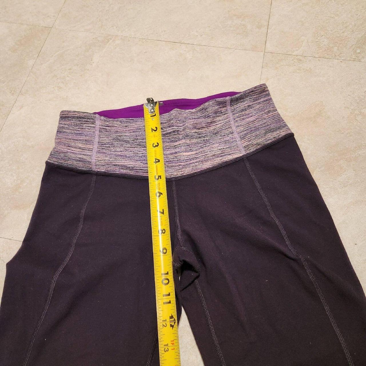 Selling Lululemon Womens Size 6 Purple Leggings Yoga - Depop