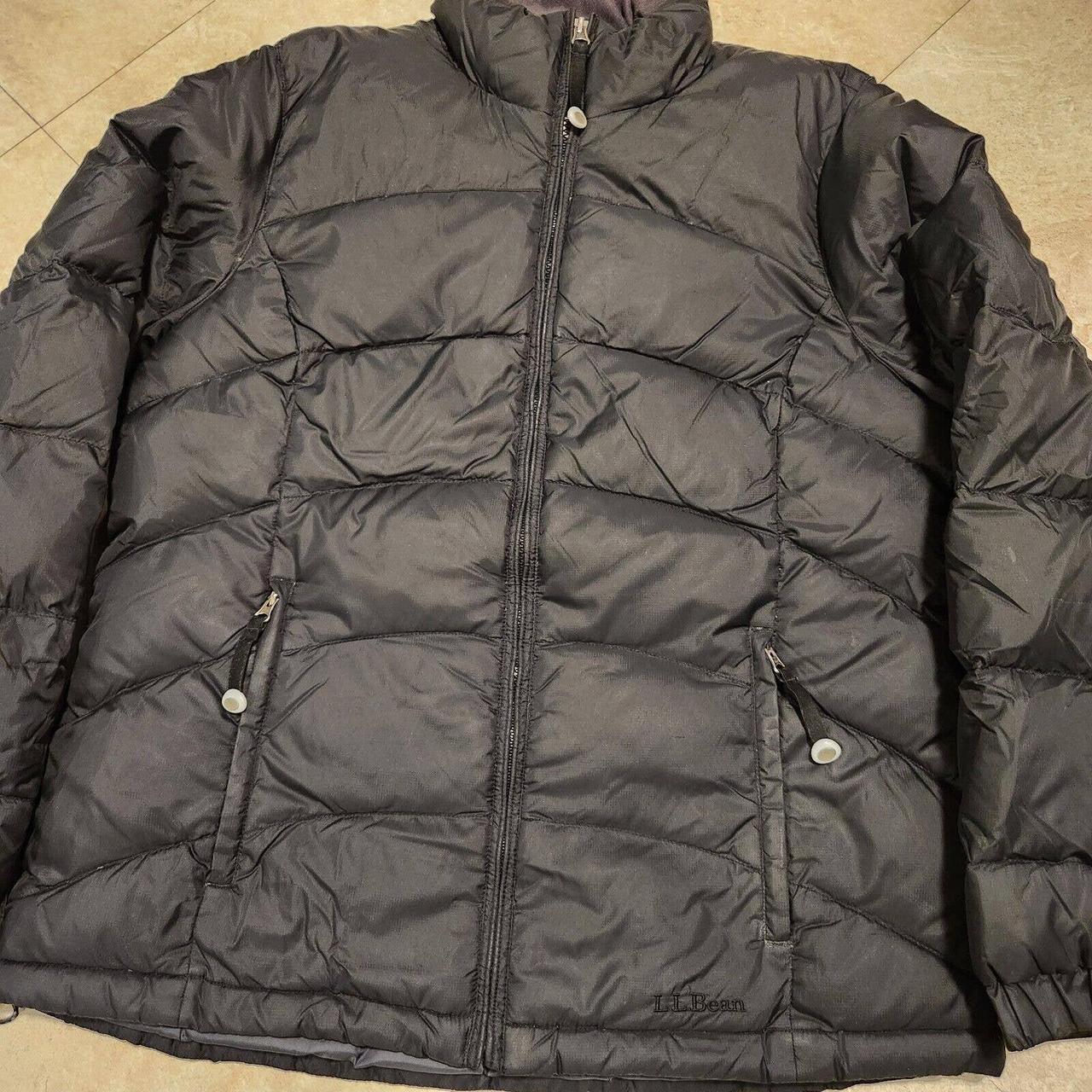 Selling LL Bean Jacket Mens M Medium Black Full Zip... - Depop