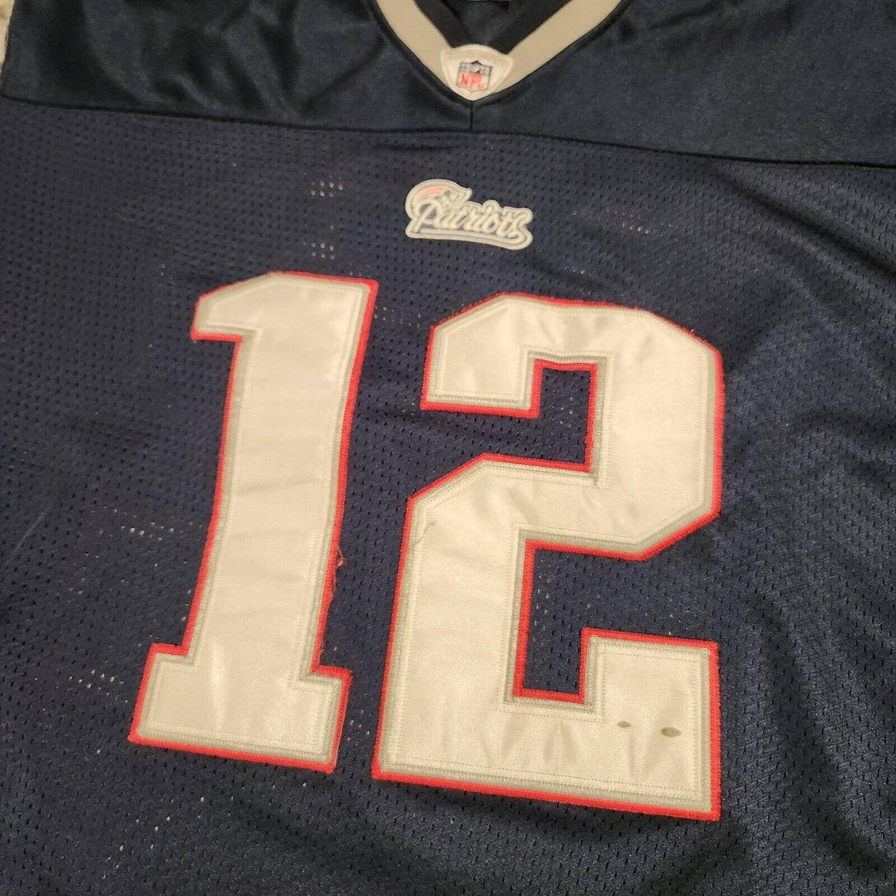 Tom brady patriots jersey on field Reebok stitched - Depop