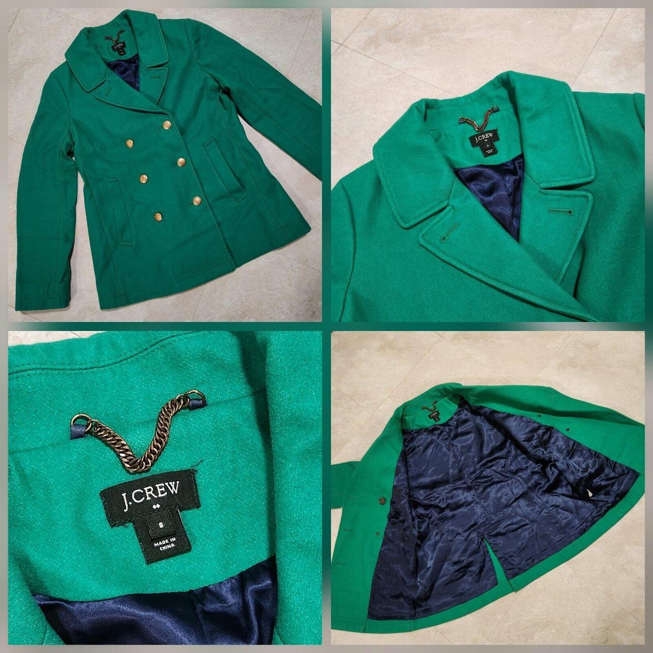 Fashion j crew green peacoat