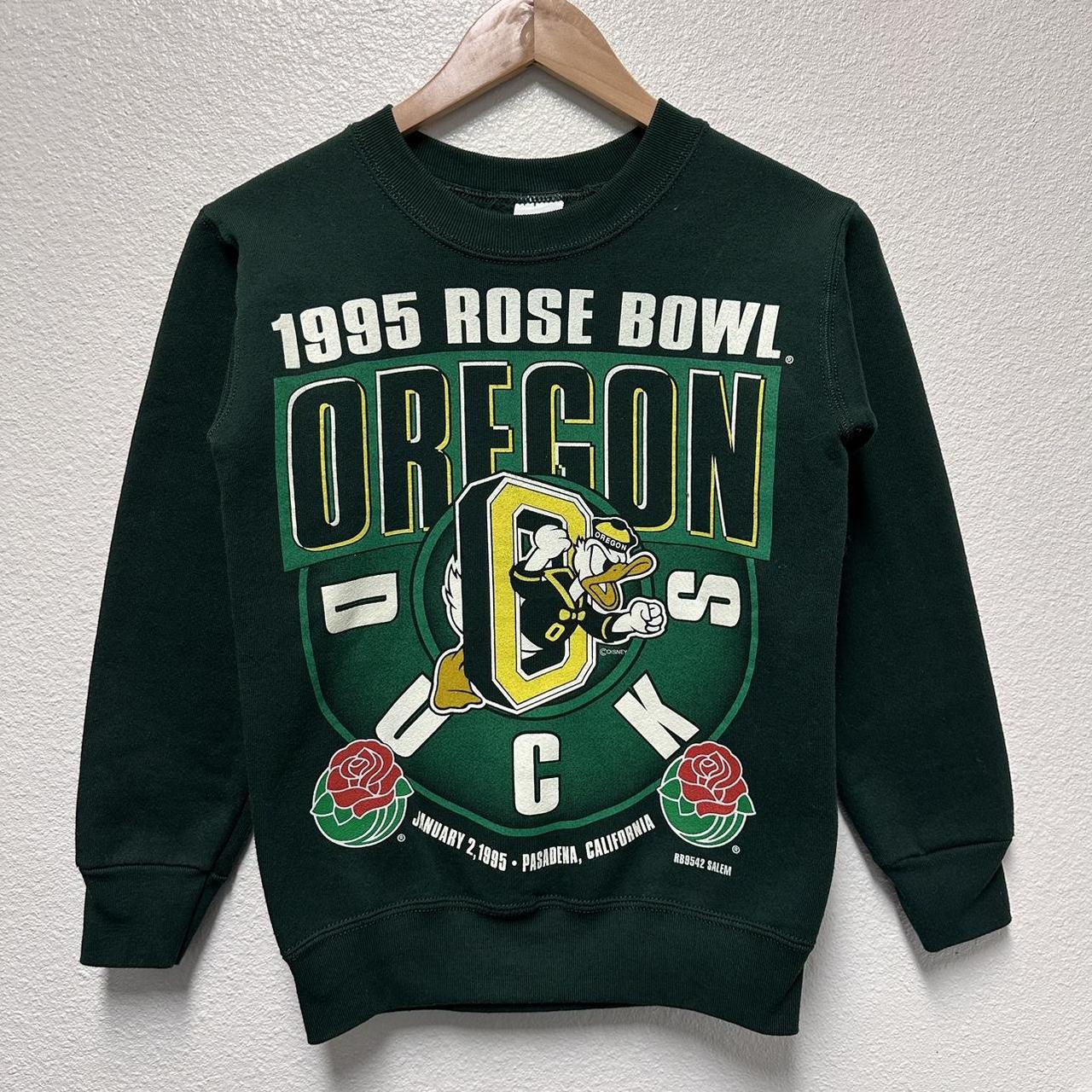 Vintage 1995 Oregon Ducks Rose Bowl Crewneck Depop