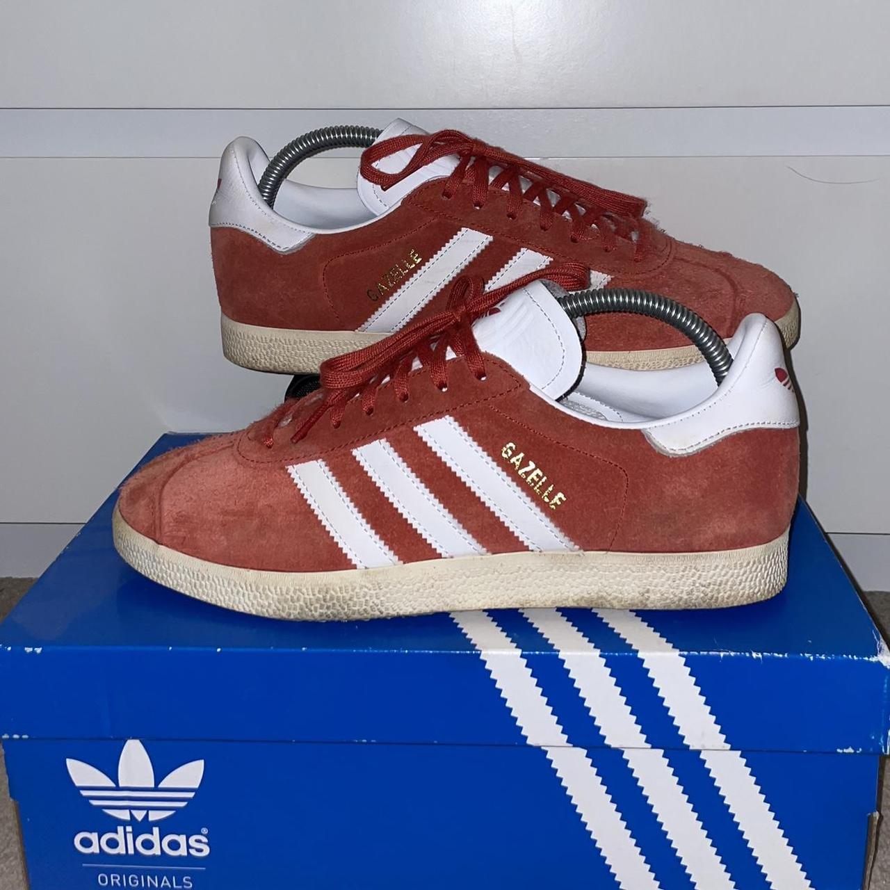 Adidas Gazelles Uk size 7 Authentic Small wear, no... - Depop