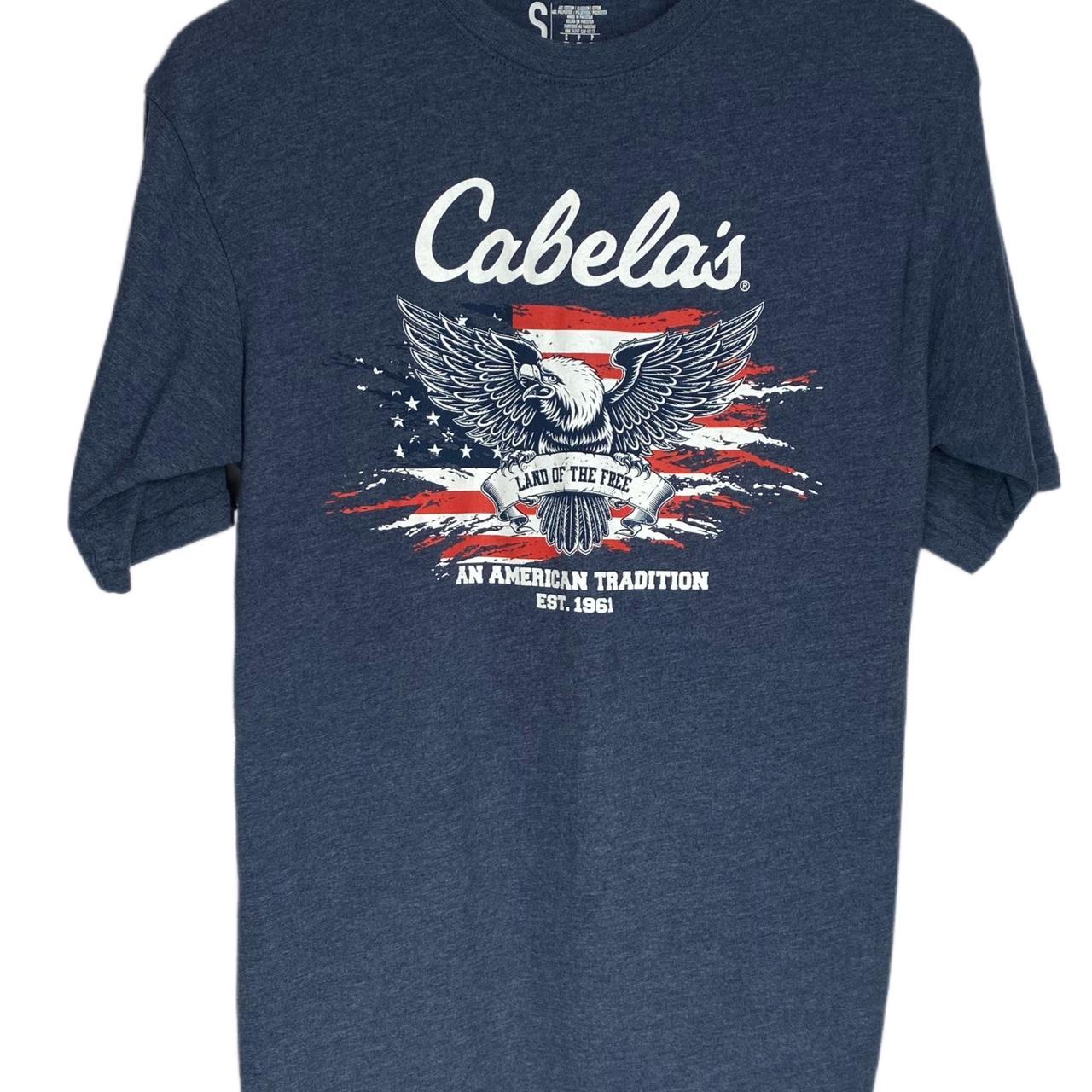 Cabela’s Land of The Free tshirt. 60 cotton, 40... Depop