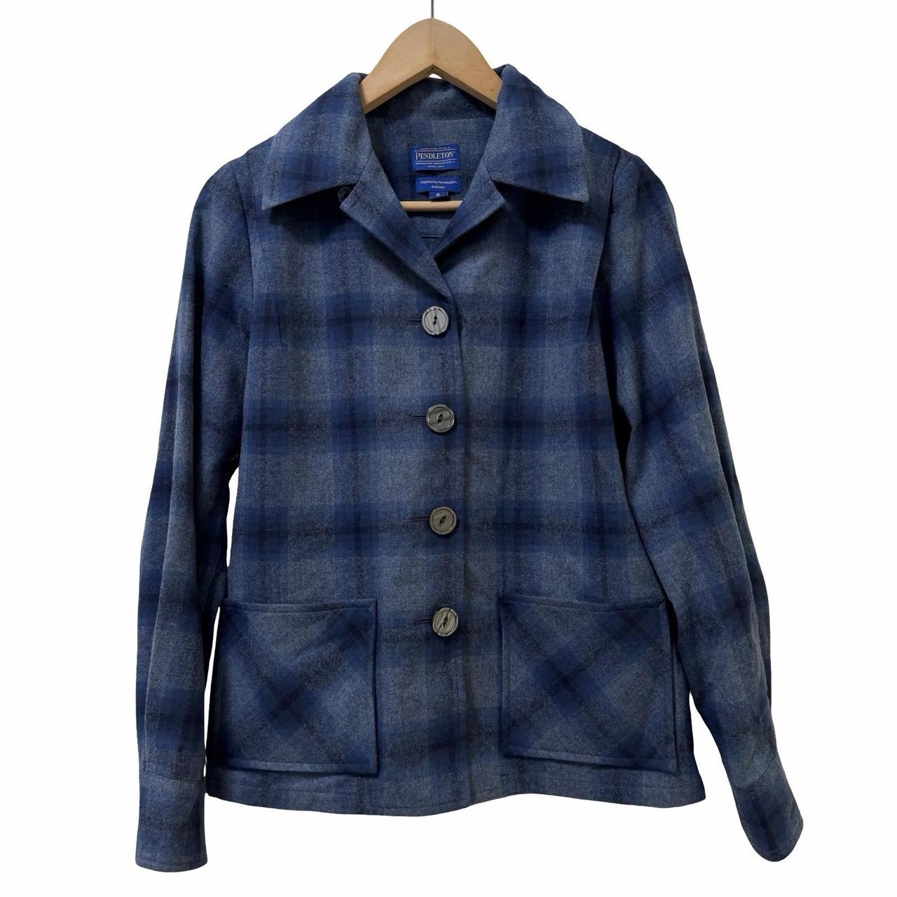 Pendleton Women's Shacket Jacket - Blue - S – Pen… - image 1