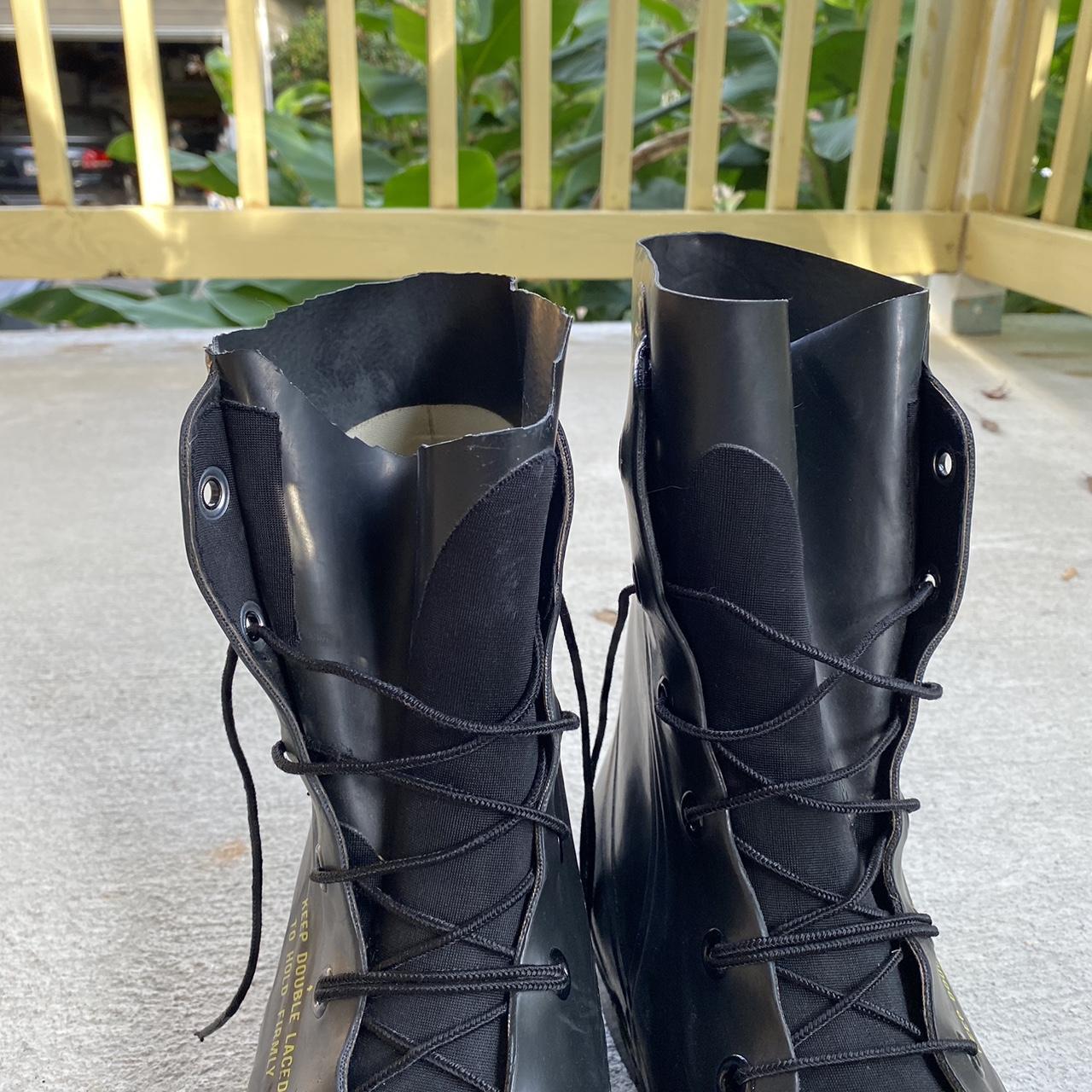 Vintage Black Bata Military Bunny Boots all wear is... Depop