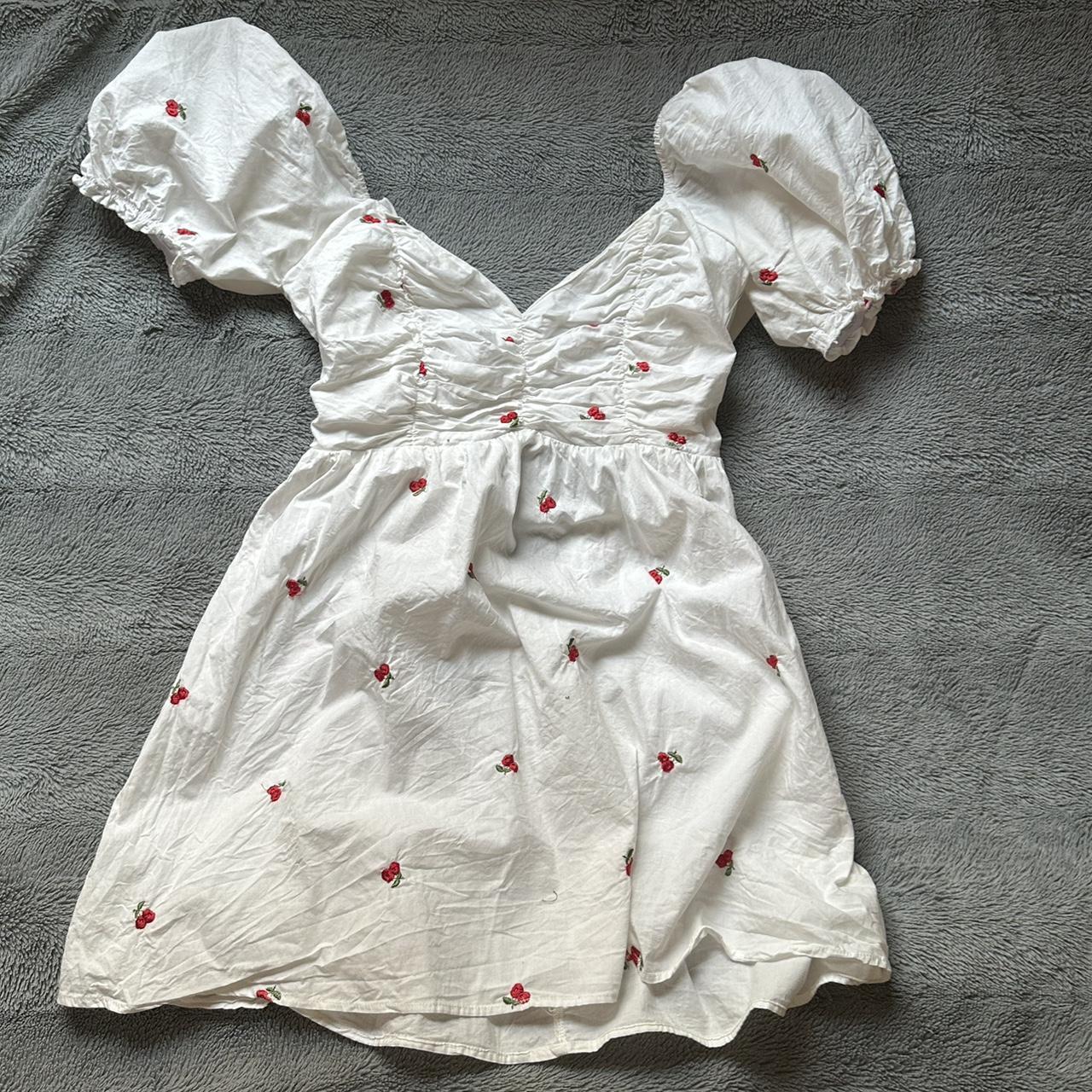 the cutest cider cherry dress 🍒 size s! Depop