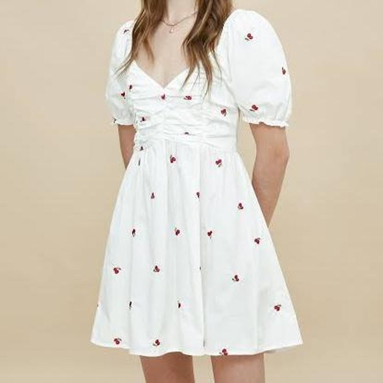 the cutest cider cherry dress 🍒 size s! Depop