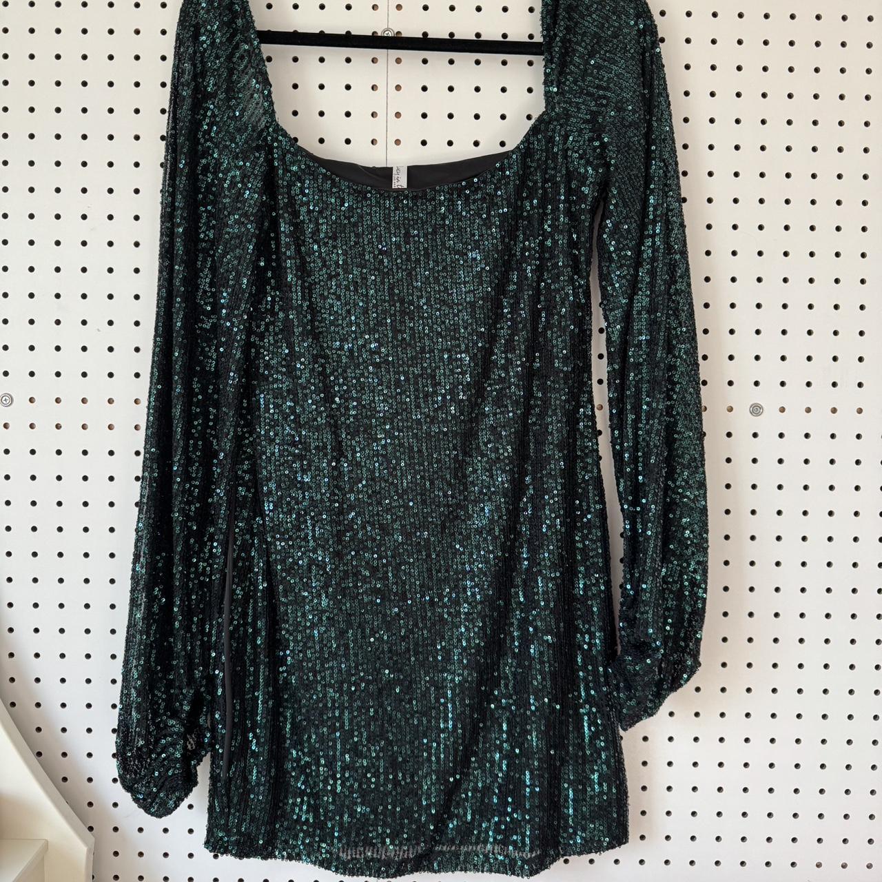 Lucy in the Sky Sequin Dress Size L/XL no... - Depop