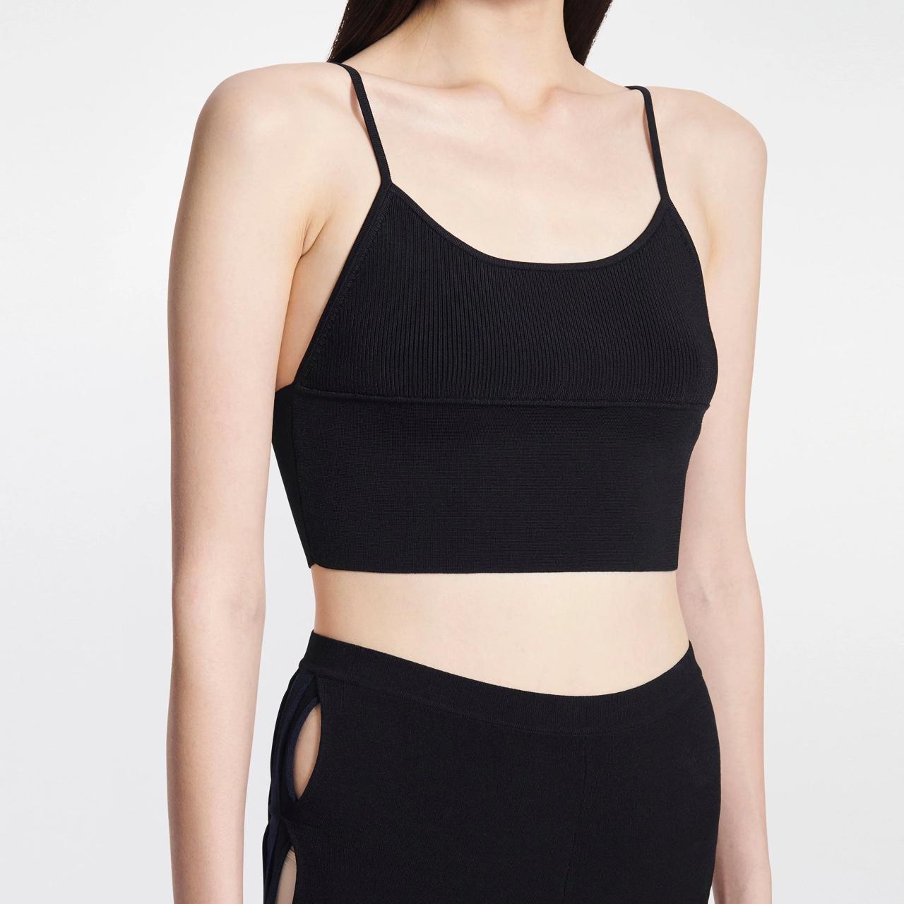 Dion Lee Women's Black Crop-top 