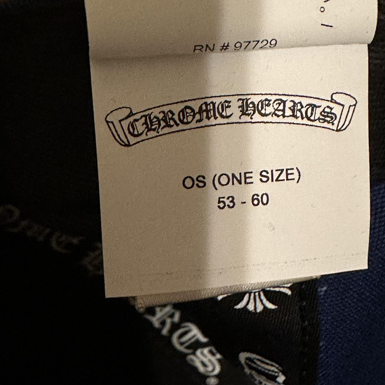 BLUE AND ORANGE CHROME HEARTS HAT BASEBALL | Depop