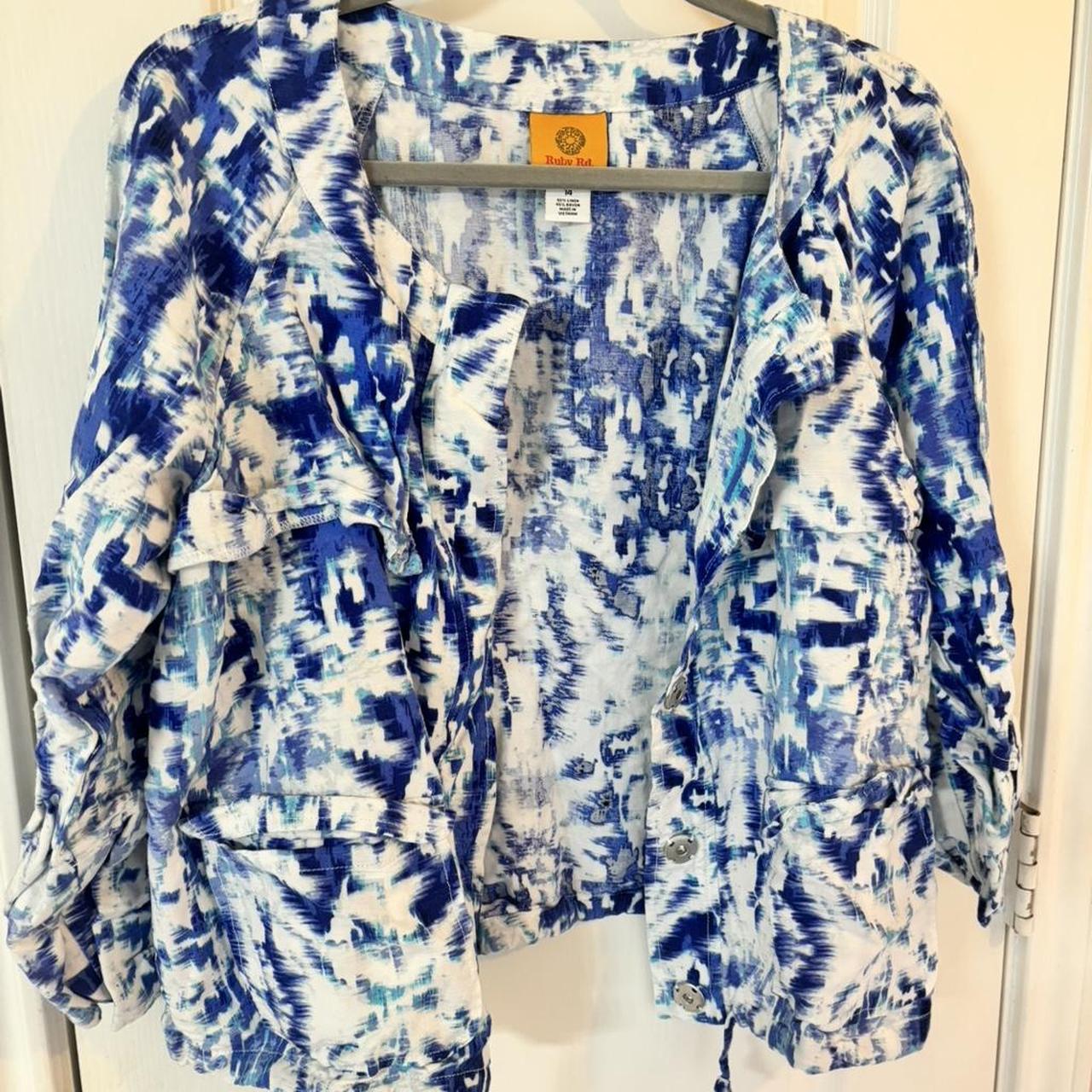 Ruby Rd. Women's Jacket - Blue/Multi - 14 – Ruby … - image 2