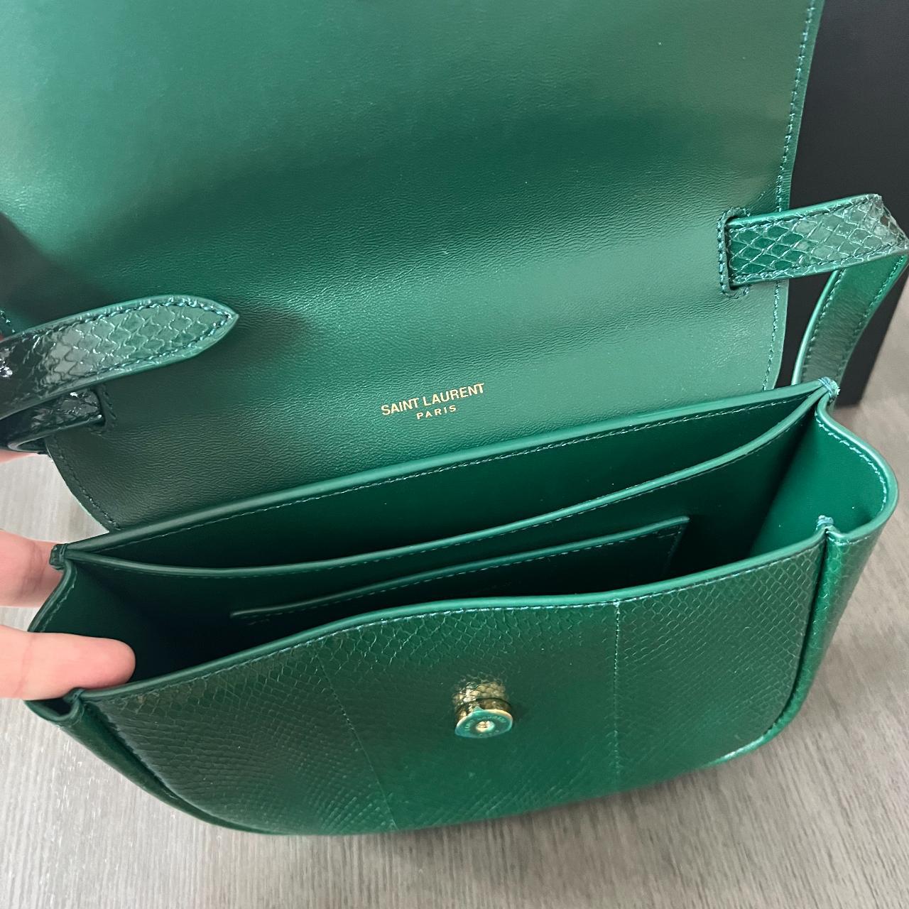 YSL Green Snakeskin Kaia Bag - original receipt | Depop