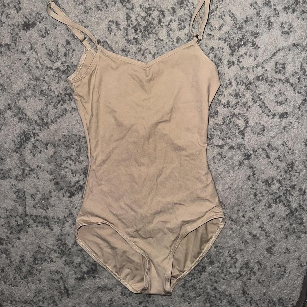 Nude Capezio leotard- comfy for recitals. Only worn... - Depop