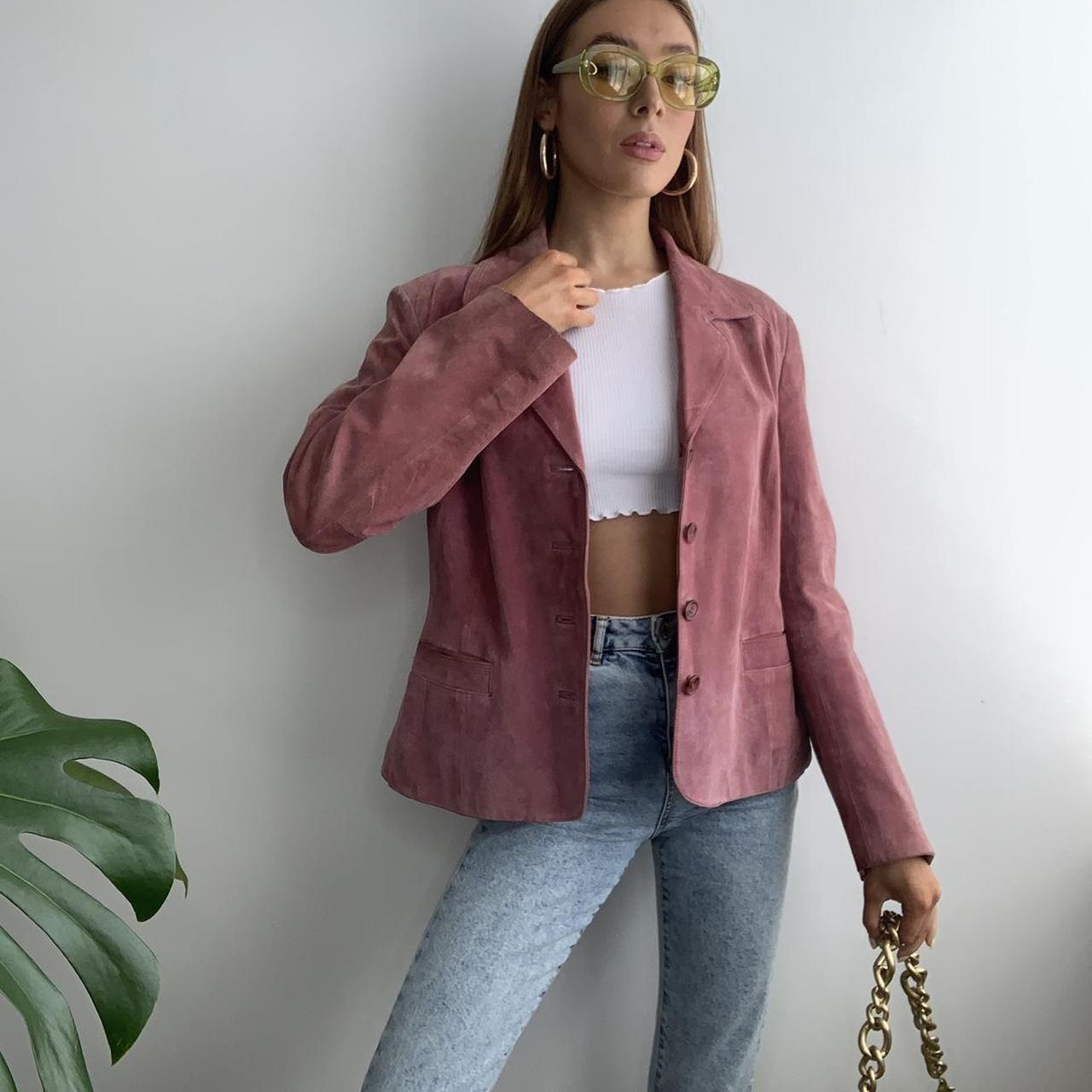 Women's Pink Jacket Depop
