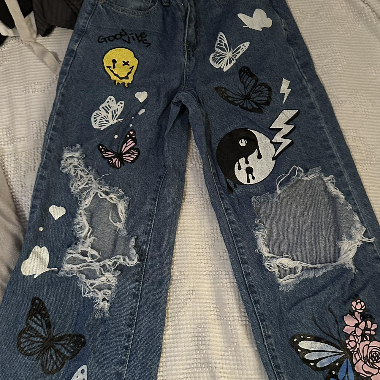 Rue 21 Baggy jeans Size 2 - Depop