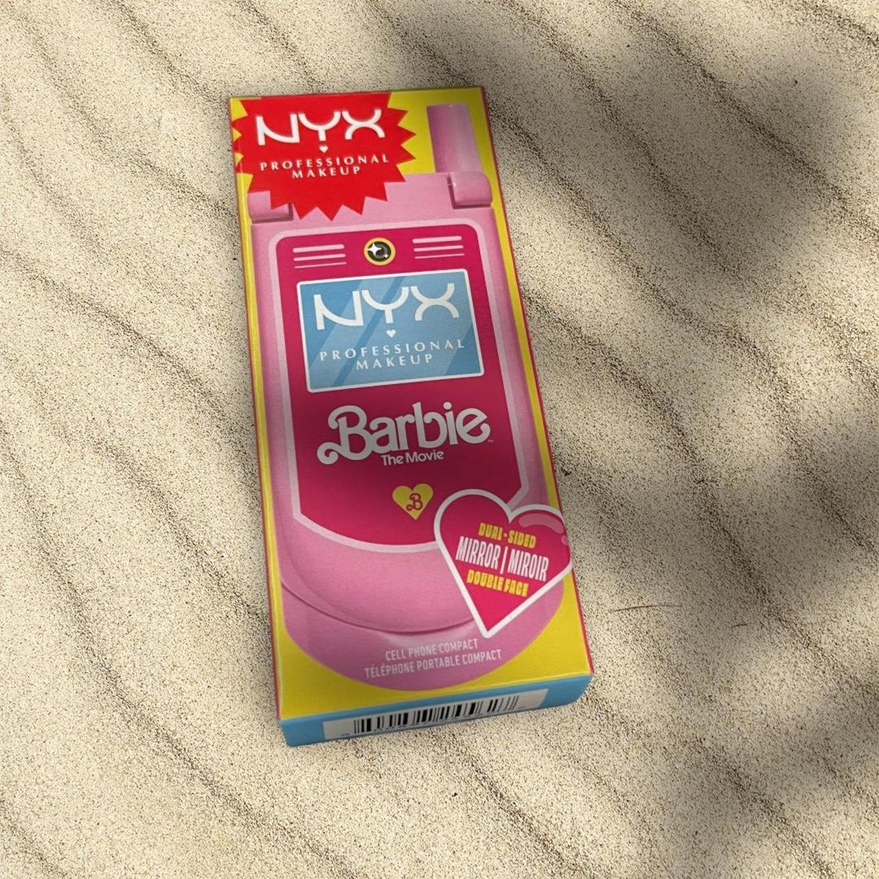 NYX X BARBIE MAKEUP MIRROR CELLPHONE barbie nyx... Depop