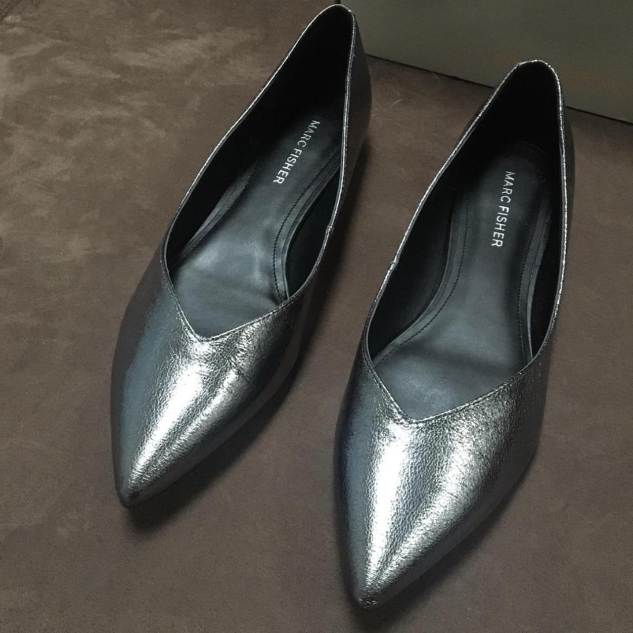 Marc fisher silver store shoes