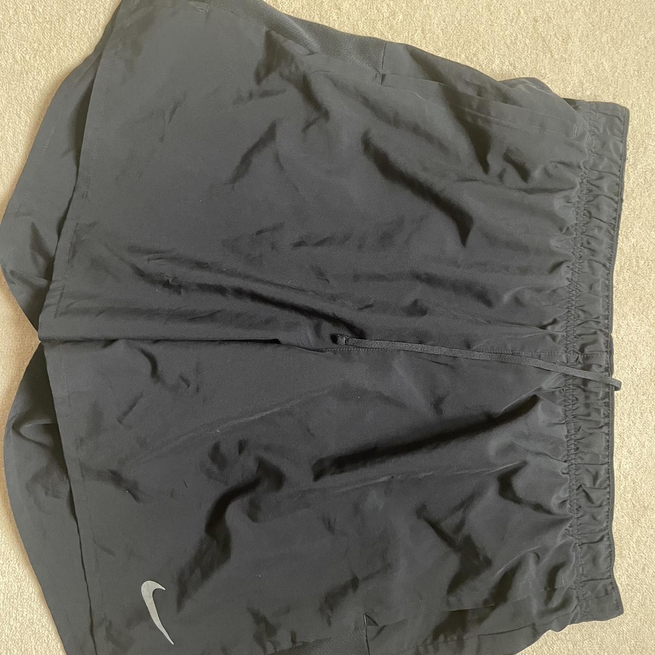 Large men’s black Nike miler shorts Selling as too... - Depop