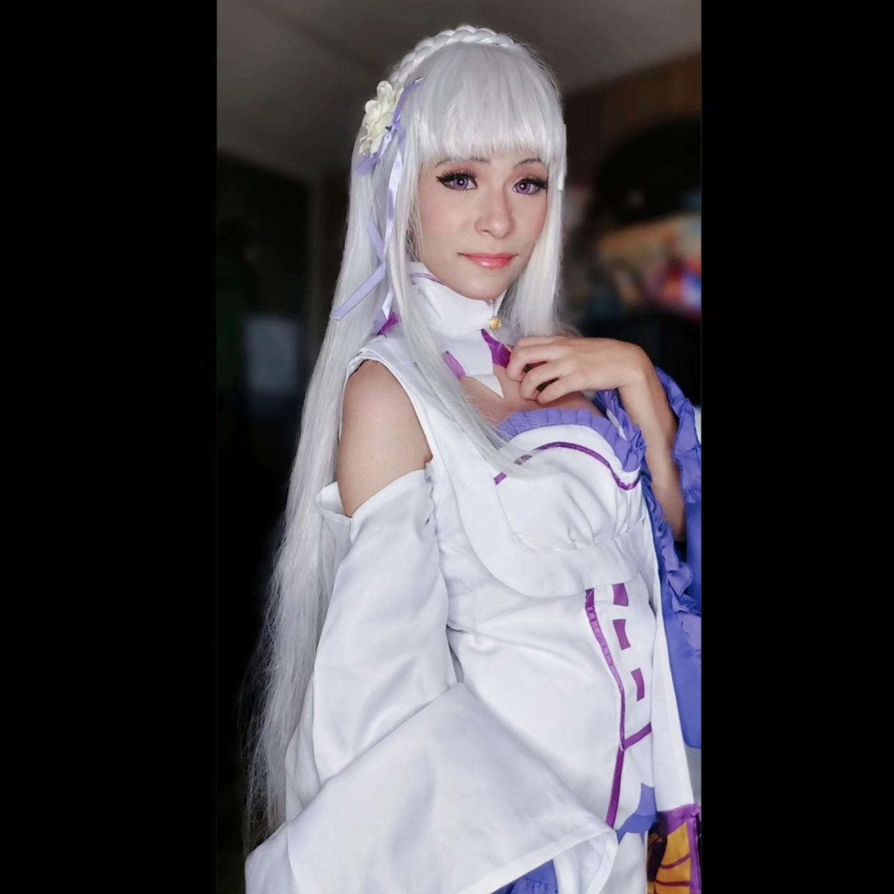 DokiDoki Re Zero Emilia Cosplay... - Depop