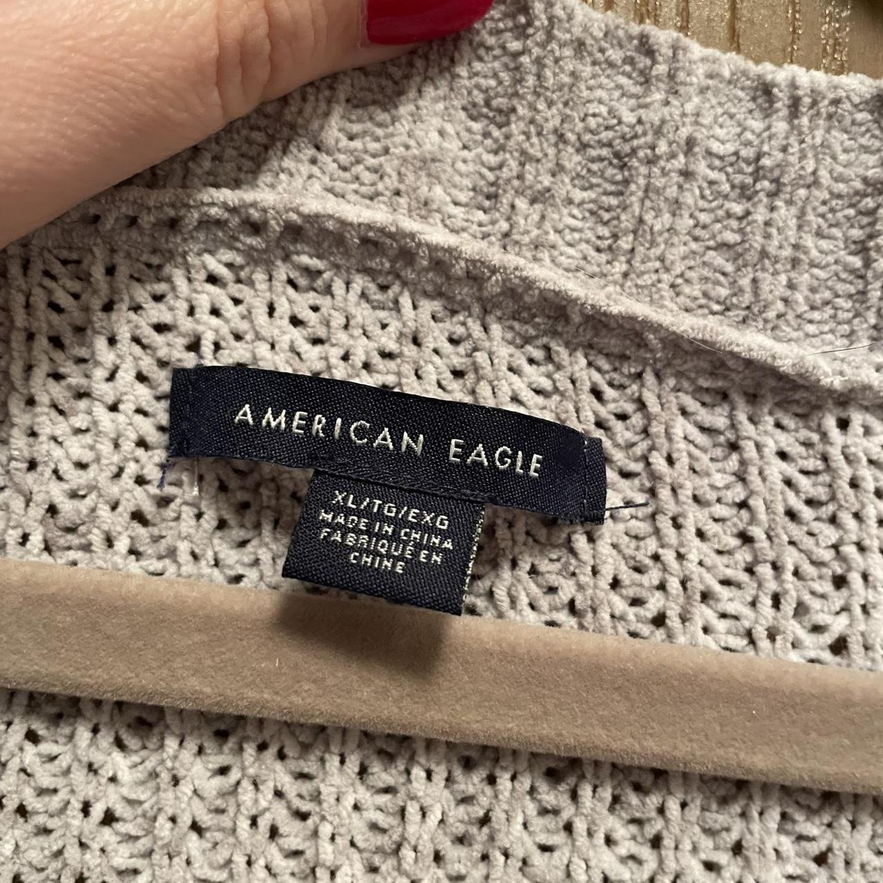 American Eagle Oversized Knit Cardigan, size: XL,... - Depop