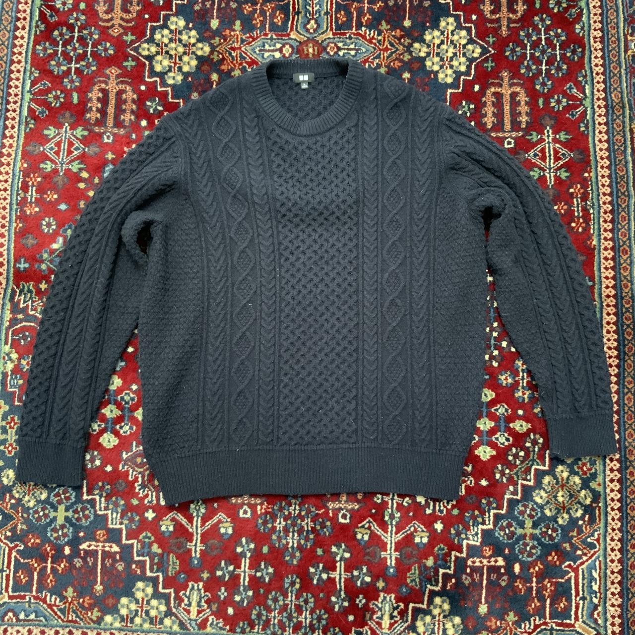 Uniqlo fisherman cable knit sweater In good Depop