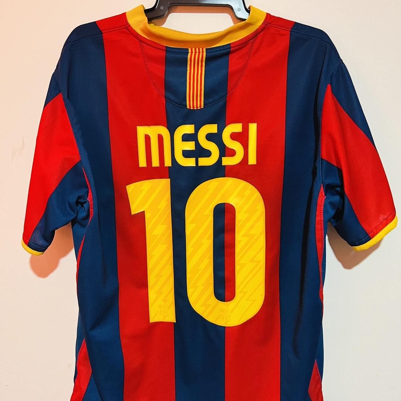 Messi 10 BARCELONA home shirt 2011 UCL Final w/ UCL... - Depop