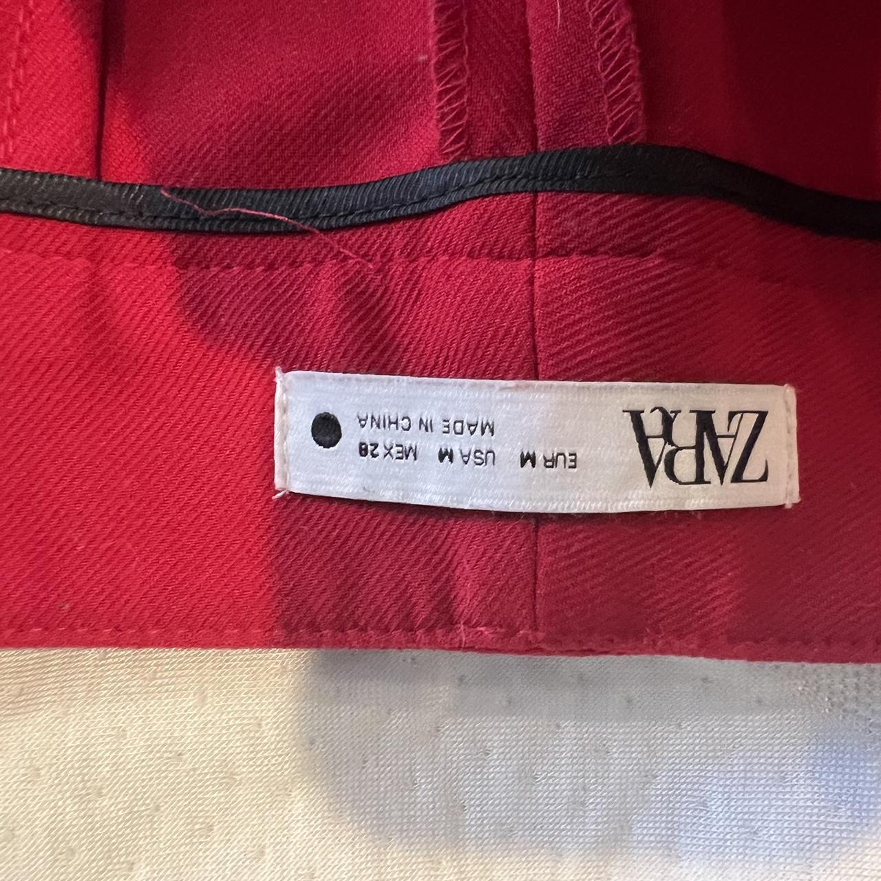 Zara Women's Red Trousers (2)