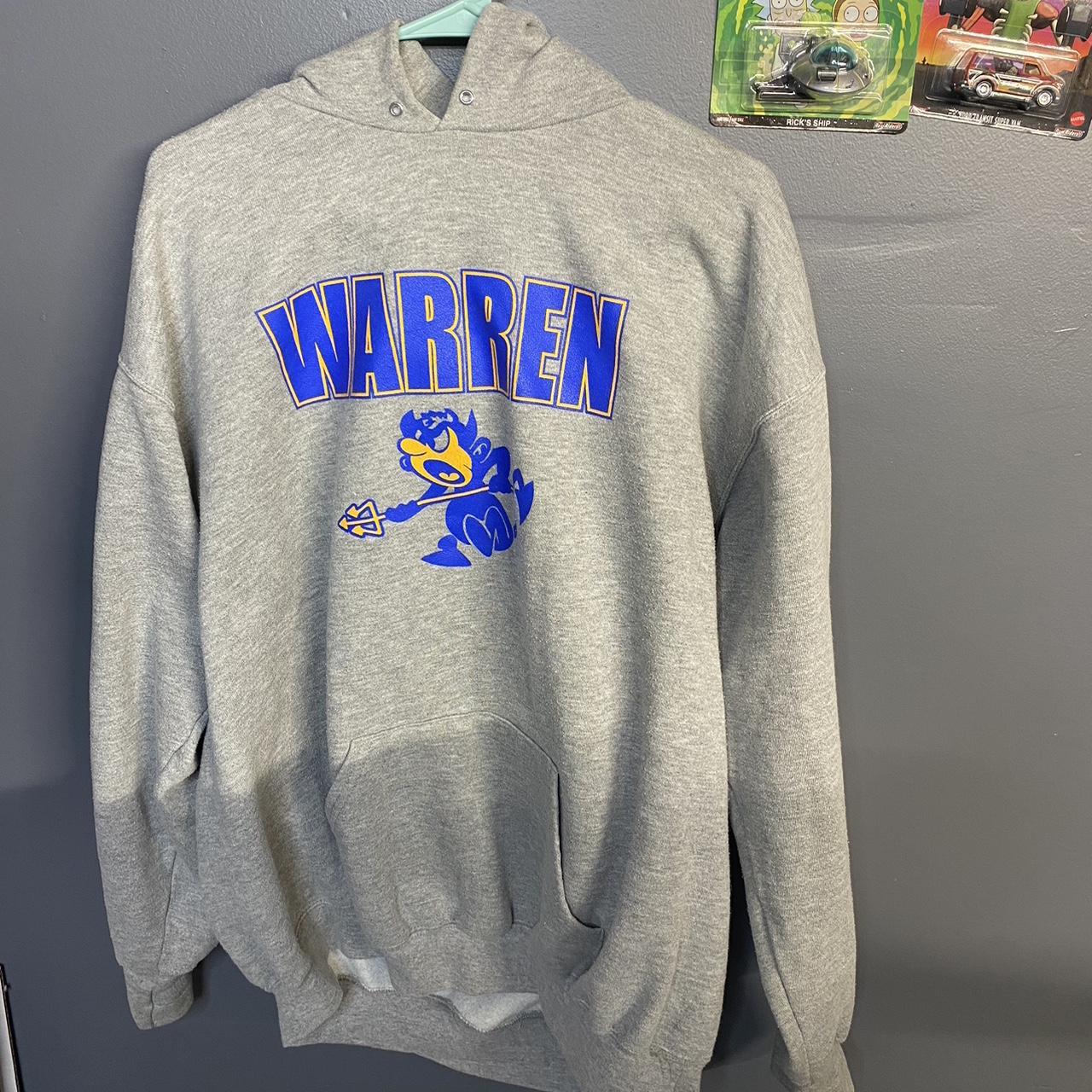 Warren Hoodie No cracks or Stains Size L Nice hoodie - Depop