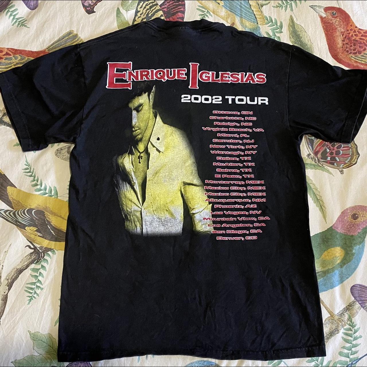 Vintage Enrique Iglesias Tour Tee Graphic May Depop