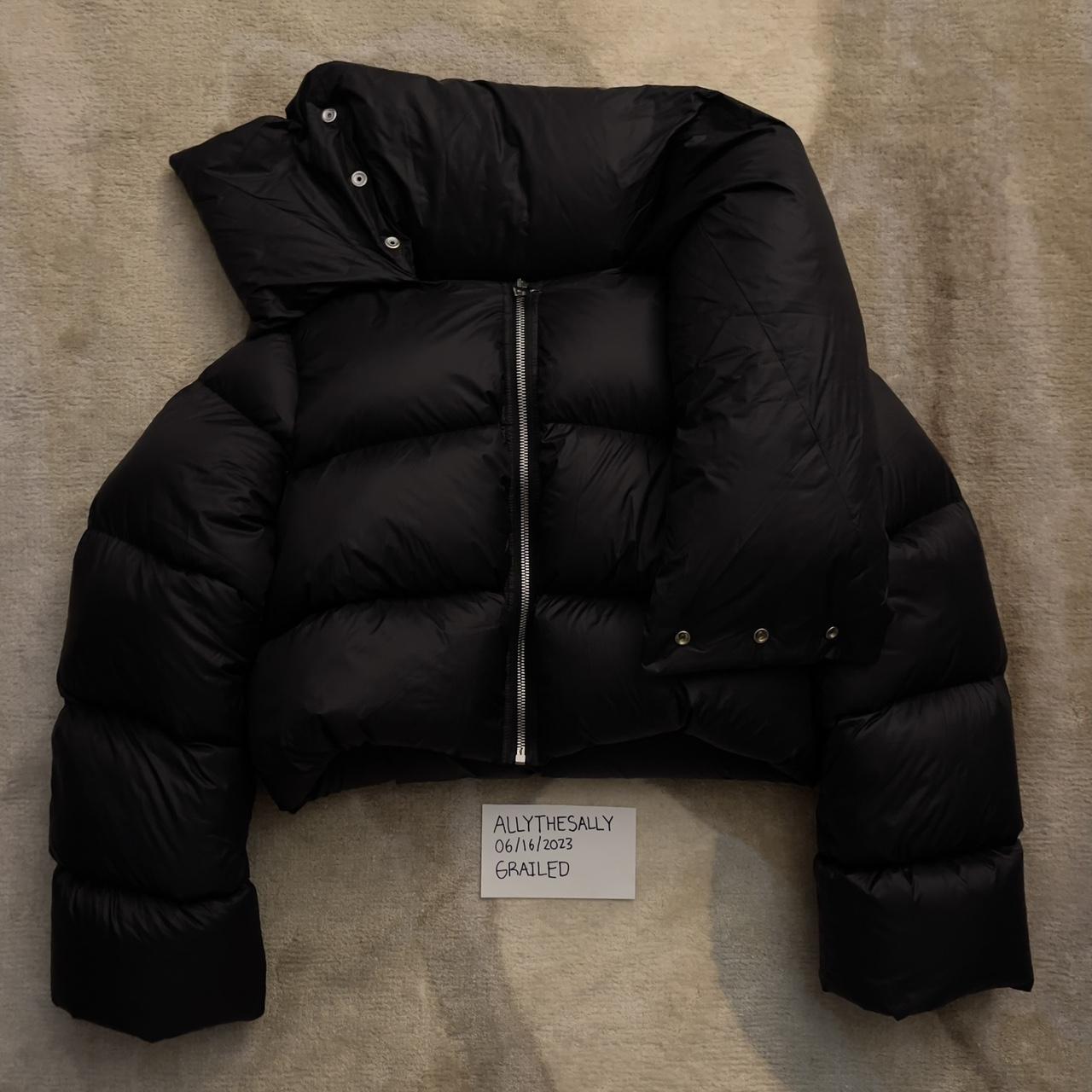 RICK OWENS SISYPHUS F/W 18 CROPPED PUFFER JACKET | Depop