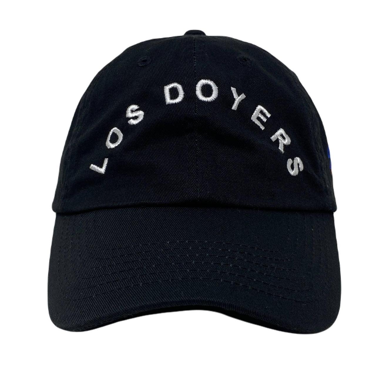 Los Doyers Side Hit Blue Homer Snapback Hat - Depop