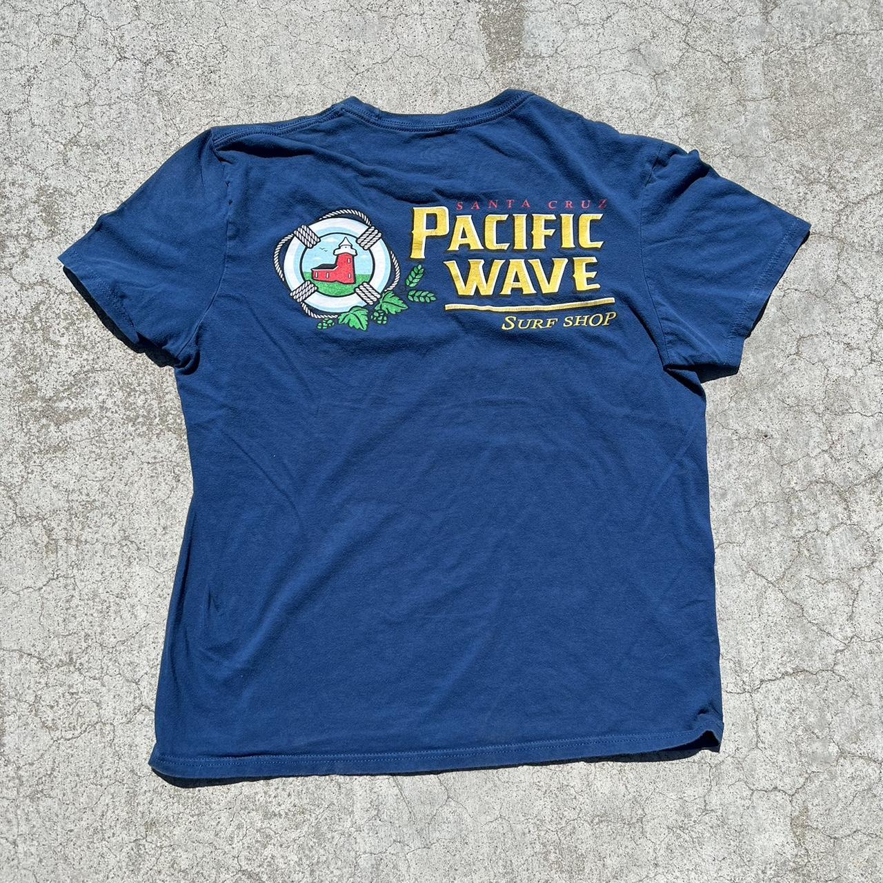 Surf Style Men's Blue Tshirt Depop