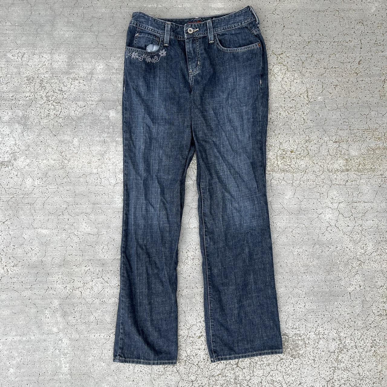 vintage eddie bauer jeans size medium, dm for... - Depop