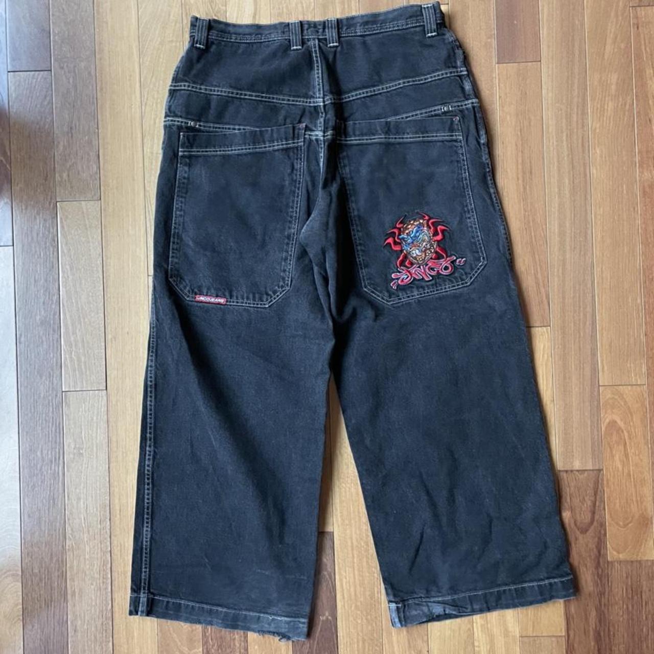 Rare Black Tribal Vintage JNCO Jeans (Dragon... - Depop