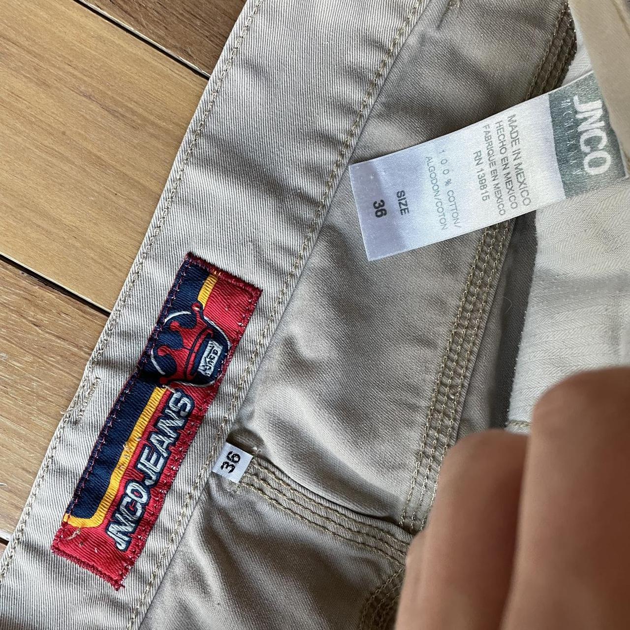 JNCO Men's Tan and Orange Jeans | Depop