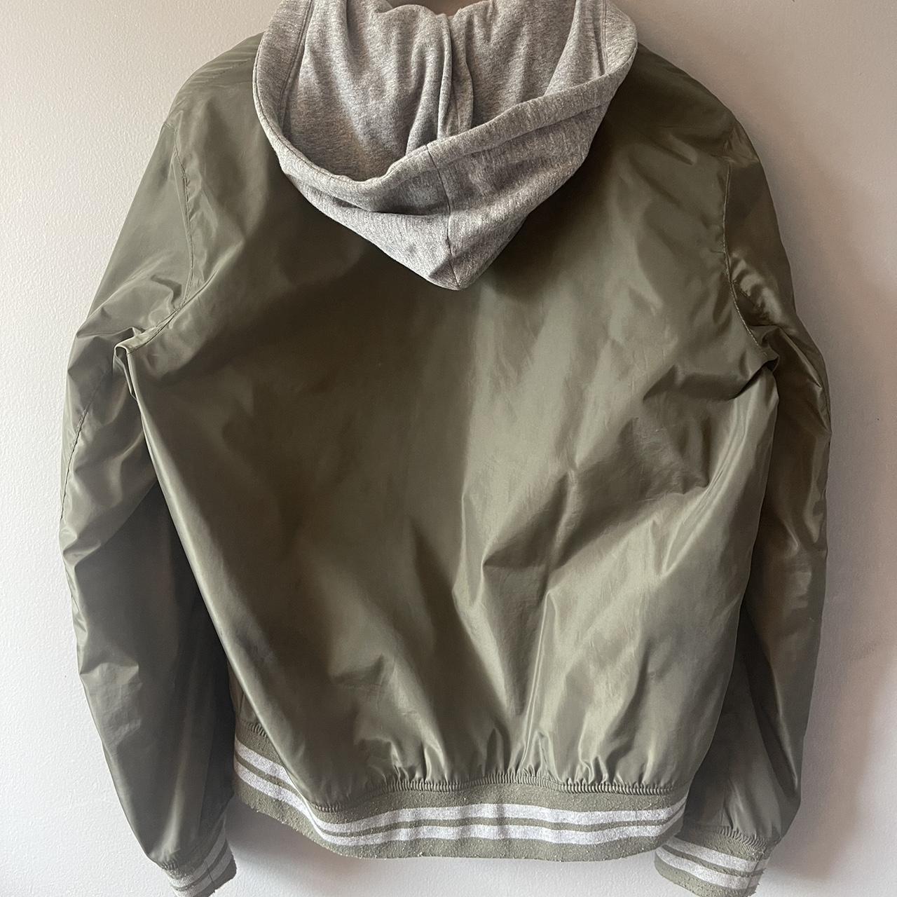 American Eagle Men's Green and Khaki Jacket | Depop